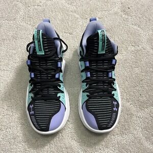 Under Armour UA Flow‎ Breakthru 4 SOS Basketball Shoes Women's 8 Purple Mint